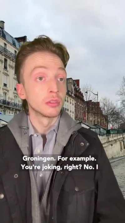 A Dutch person in Paris.