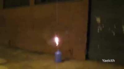 WCGW lighting a Firework