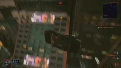 [Cyberpunk 2077] So there are usable flying cars...