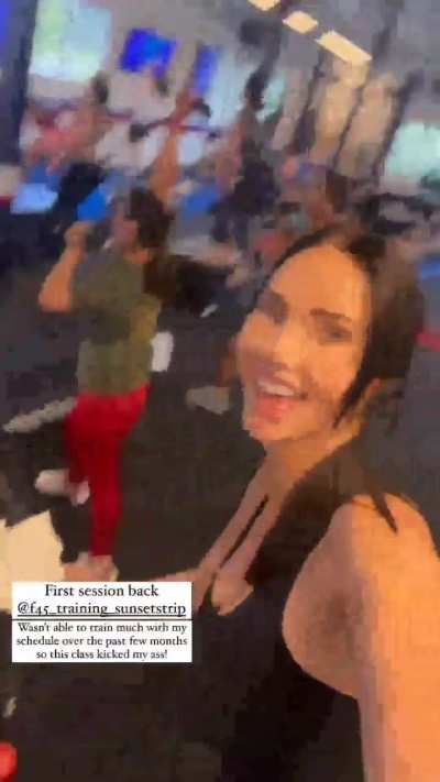 Working Out, Instagram Story, July 25th