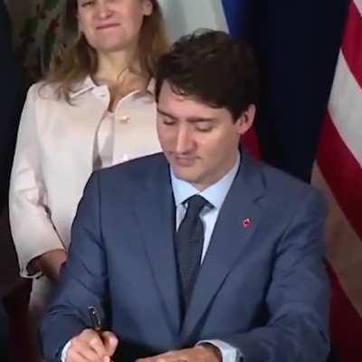 When All World Leaders Realized The President Signed the Wrong Thing