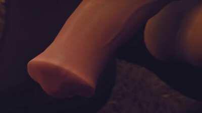 A slow motion horse cock becoming erect, what more could you ask for?