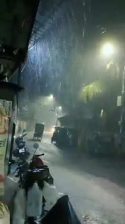 Bummer! It's raining.