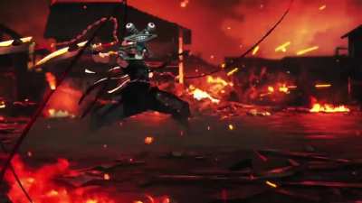 Megumi having an Extreme diff fight with a Grade 3 curse