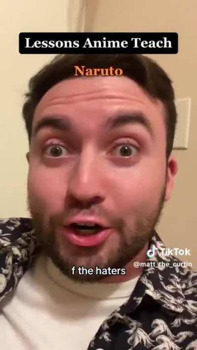 Everyone can we appreciate the lessons anime’s give us