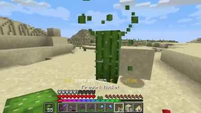 I found a quick way to get cactus