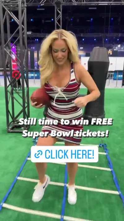 Paige | fun training in dress | IG Story | September 2023