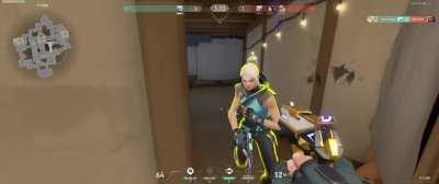 1v5 Ace with 1 hp (idk if that frame drop on sova helped me or almost killed me)