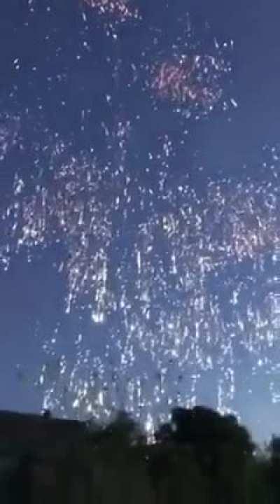 Recent Russian white phosphorus incendiary artillery strike, location unknown