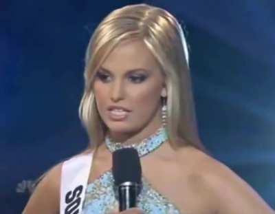 Miss teen USA 2007 was asked, “Why a 5th of Americans can’t locate the US on a map? Her answer: