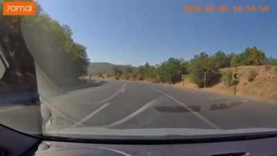 When you panic in a middle of curve