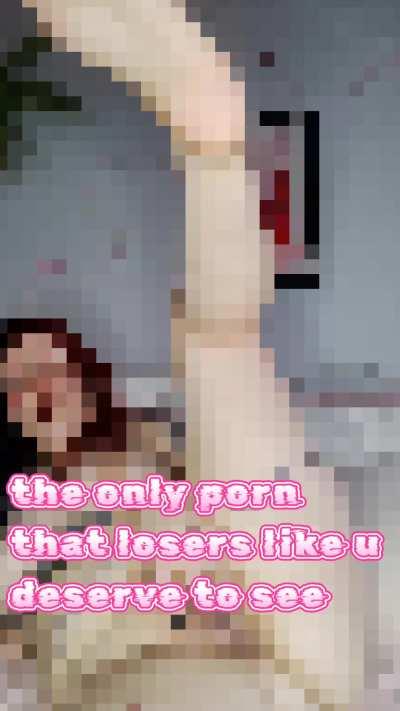 Alpha men get to touch me, you can’t even see me loser🤭