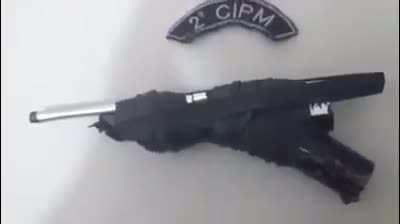 Some of Brazilians homemade guns apprehended by police