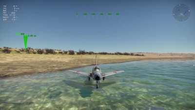 War Thunder's water physics are... interesting