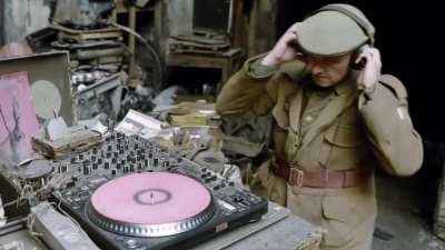 When your grandpa's a DJ during the war.