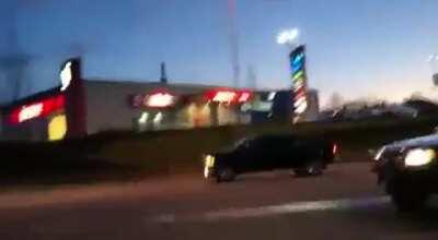 Trash talker crashes his car