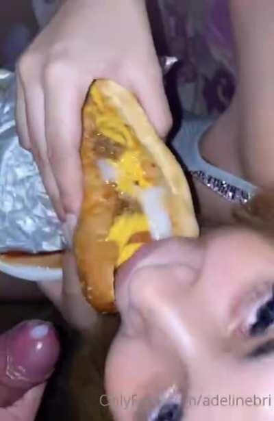 Cum hotdog