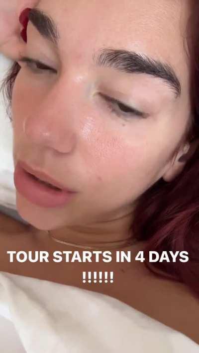 Tour starts in 4 days | IG story June 2024