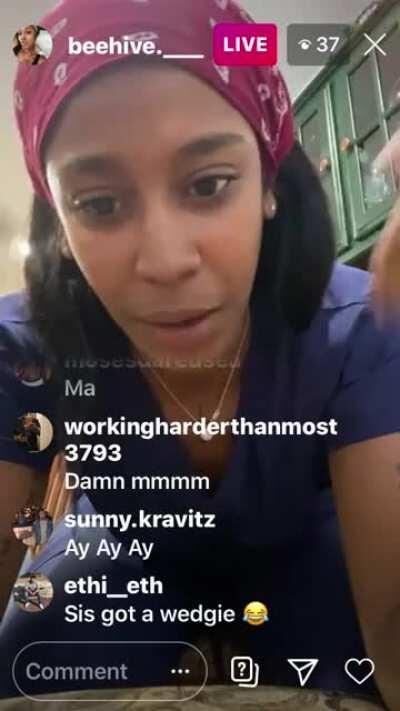 Beehive twerk them cakes at work