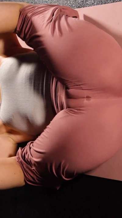 I guess yoga makes me wet