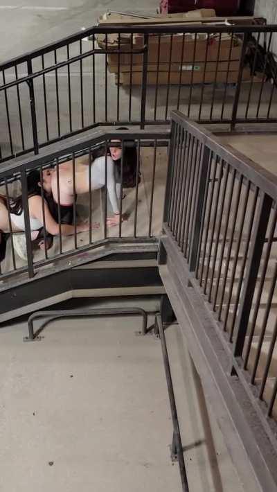 slutty lesbians getting our knees dirty