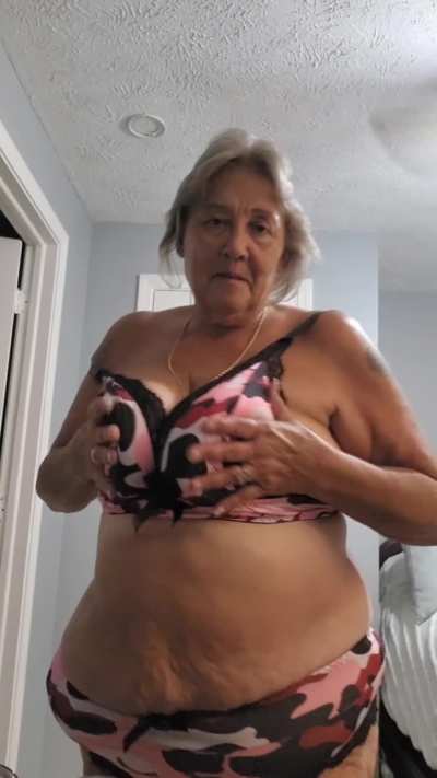 69 years old chest that makes your mouth water.