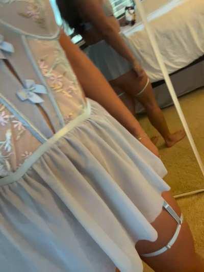 shiny surprise at the end 😈 who wants the remote control for the night? 😜😉