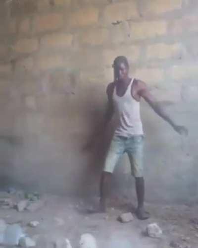 Dude making sure the last few remaining brain cells are dead🤣