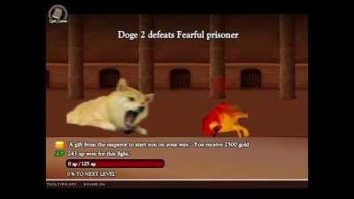 Le swords and sandals have not arrived