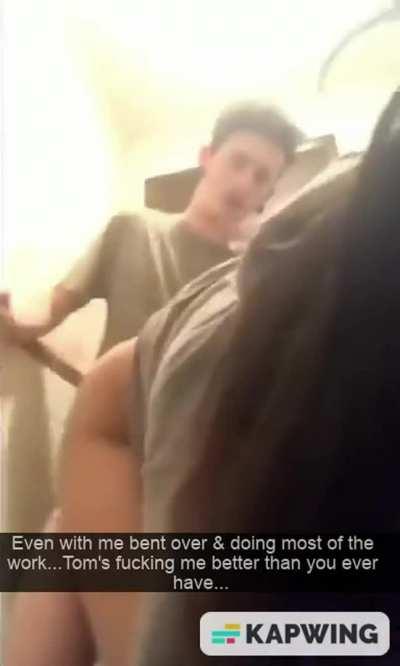 Bathroom Caption Cheating Cuckold Cum In Mouth Girlfriend Wife Porn GIF by dangerouslyinnocent2
