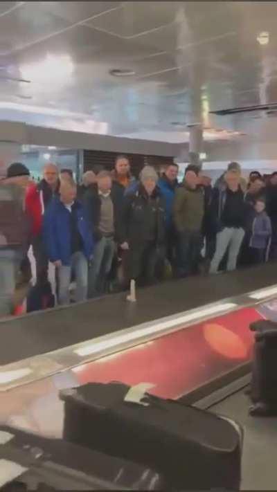 Meanwhile, at the airport...