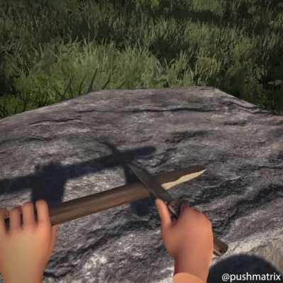 This would be fun in a VR survival game