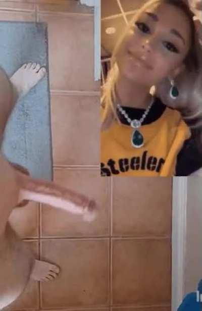 Ariana loves to facetime cock