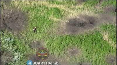 ua pov Russian soldier tries to commit suicide with a grenade after being left behind by his comrades. Avdiivka area. Graphic.