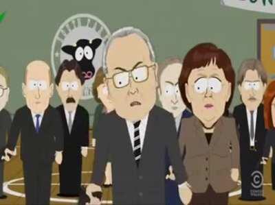 Hmmm I don't speak German but I can guess what he's saying