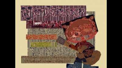 strange corruption when i boot up lammy on pcsx2 and yes i know its a ps2 emulator but you can play ps1 as well. WARNING (NIGHTMARE FUEL) heres my screen capture of the issue.