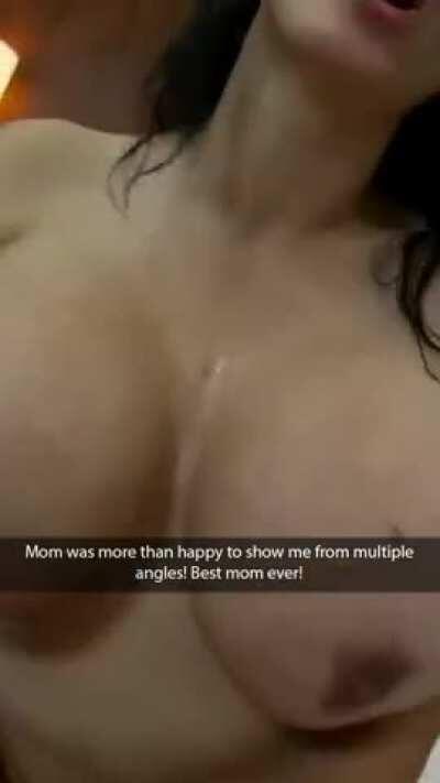 Mom's new tits