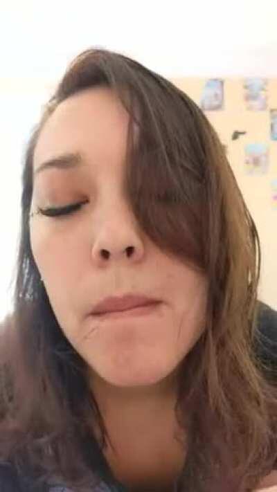 My mouth was filled with so much cum, I could barely swallow it all lol