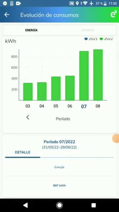 mi historia con edenor. por arte de magia doblamos el consumo los últimos dos meses sin enchufar nada.