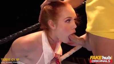 Ella Hughes Deepthroat!