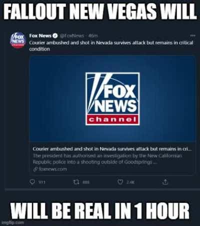 I call being Mr.New Vegas