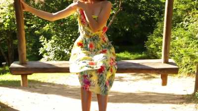 Flashing Tiny Titties In The Park