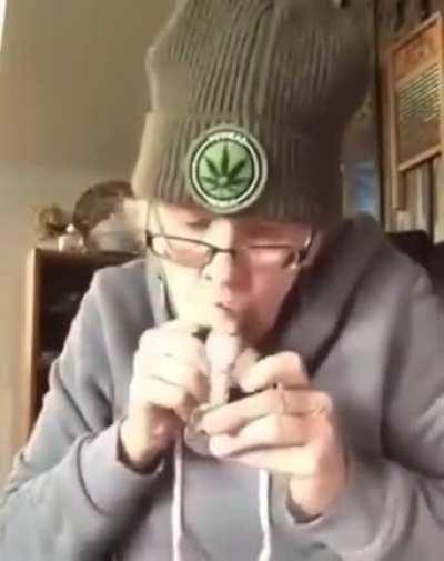 Dammit, Grandma's high as eagle d!ck again..