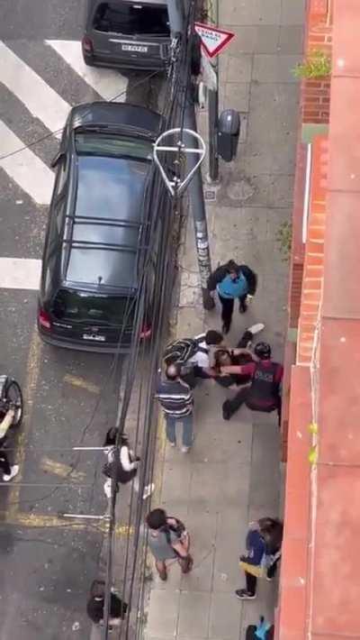 Nunca falta la simpatizante de izquierda defendiendo a un delincuente, la policia inoperante de la Ciudad defendiendo a un delincuente....Te das cuenta despues el por que de la saña con la que le pegan los demas. Entendible 100%