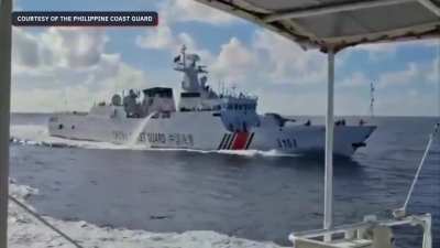 China Coast Guard ship collides with China Navy vessel in West PH Sea - Aug. 11th