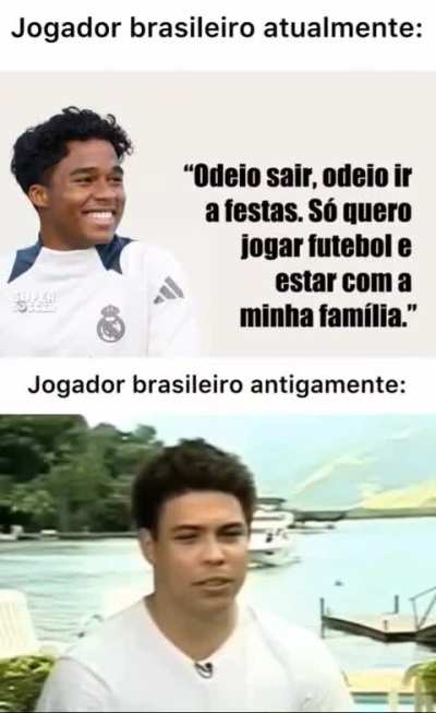 Diferença geracional dos atacantes brasileiros