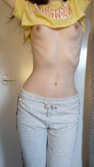 This happens when I don't wear a bra with this top