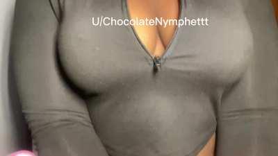 Tempting you with my D cups