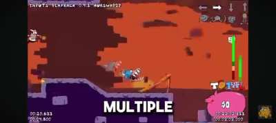 This guy fucking sucks at Pizza Tower 