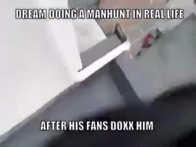 dream running away from his stans